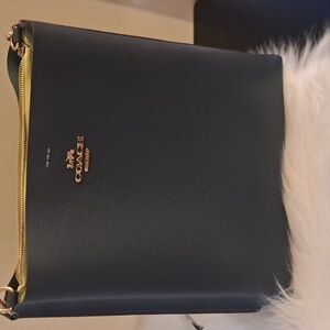 Blue coach purse